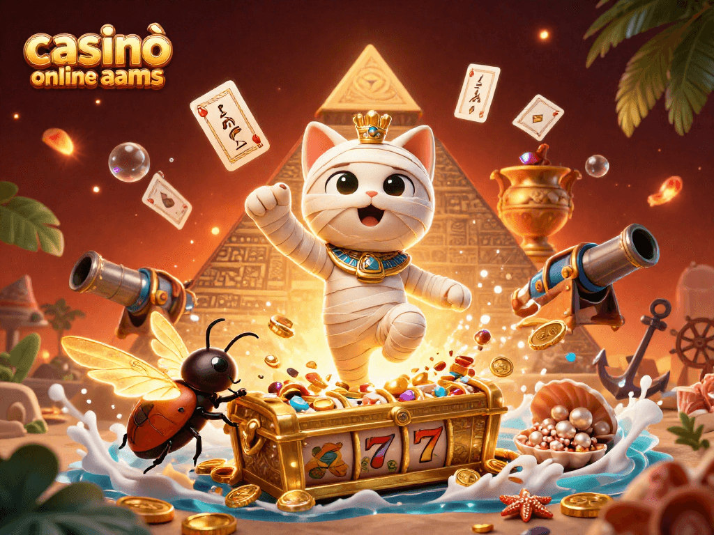 Vivi emozionanti avventure nei casinò online non aams con una scena ricca di tesori e giochi!