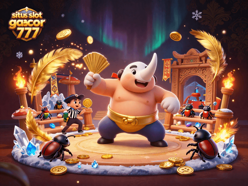 Experience thrilling wins at situs slot gacor 777 with dynamic comic-style characters and vibrant casino elements.