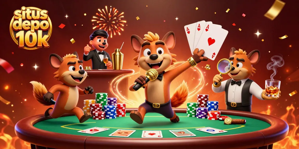 Menangkan jackpot di situs depo 10k sambil menikmati suasana kasino yang meriah dengan permainan slot dan komedi.