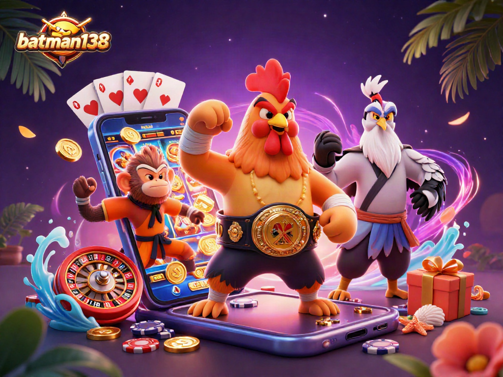 Experience the excitement of batman138 with vibrant characters and dynamic casino elements.