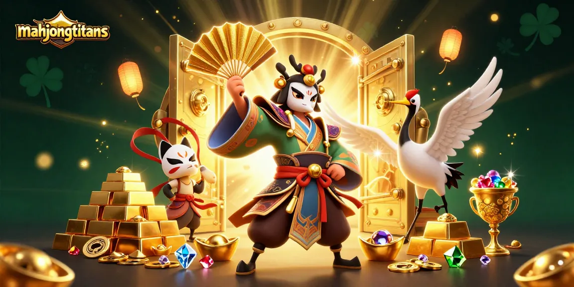 Engage with mahjongtitans through vibrant 3D characters and gambling elements in action.