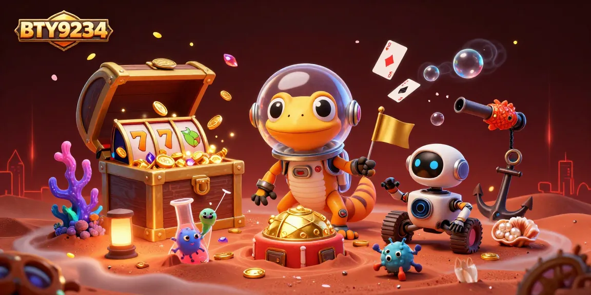 Engage with BTY9234's vibrant Martian casino scene bursting with adventure and win opportunities.