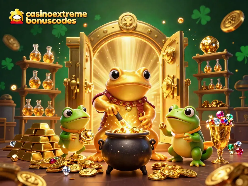 Boost your bankroll with casinoextremebonuscodes in a vibrant, magical casino scene.