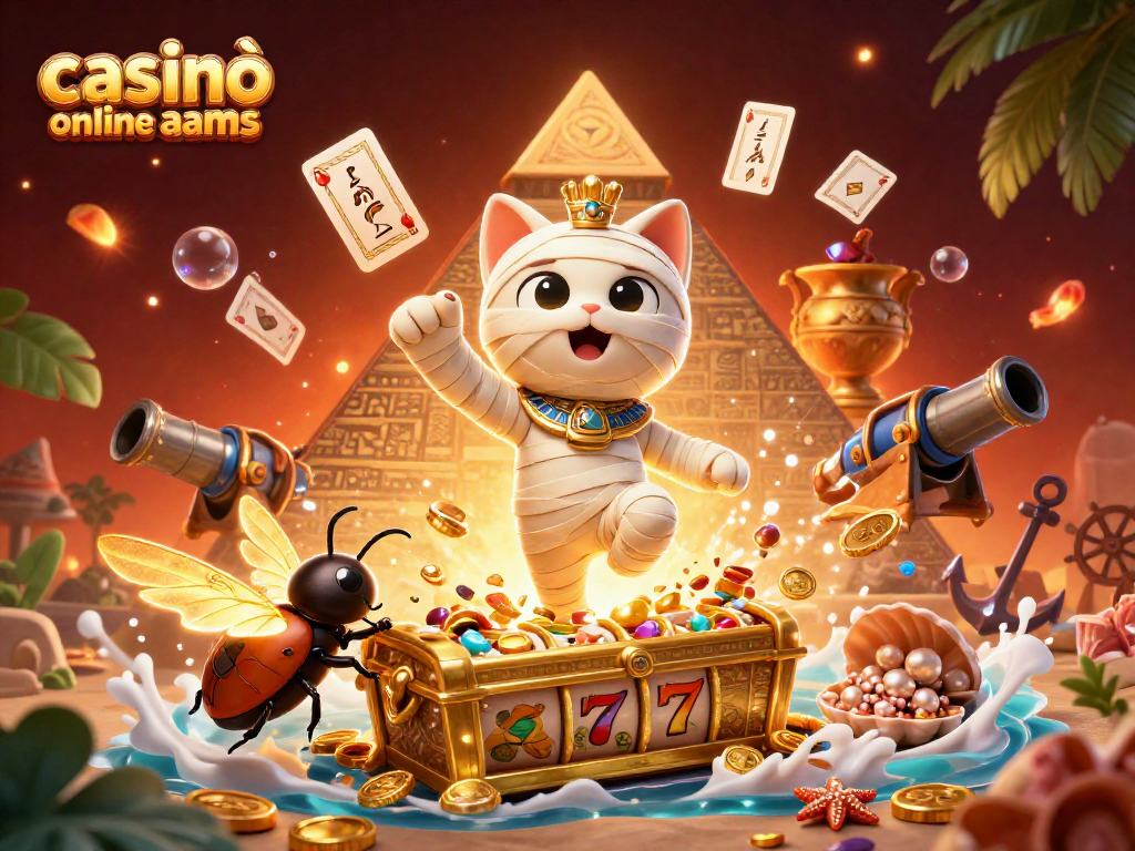 Vivi emozionanti avventure nei casinò online non aams con una scena ricca di tesori e giochi!