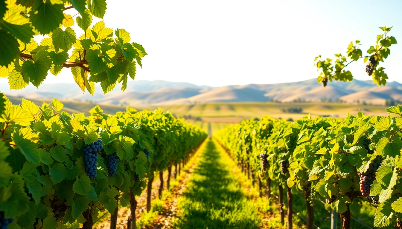 Explore clarksburg AVA wines varietals in a vibrant vineyard landscape.