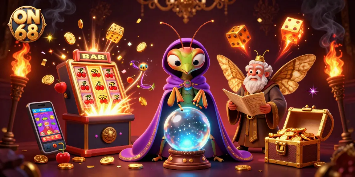 Engage with ON 68 and witness a mystical casino wonderland with vibrant characters and thrilling jackpots.