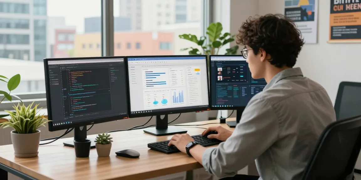 Document fraud detection software dashboard in a modern office setting, showcasing real-time analytics and team collaboration.