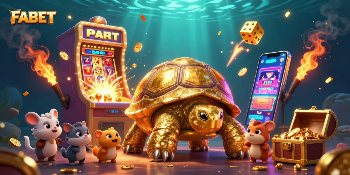 Experience the excitement of FABET with dynamic slot machines and animated game elements.