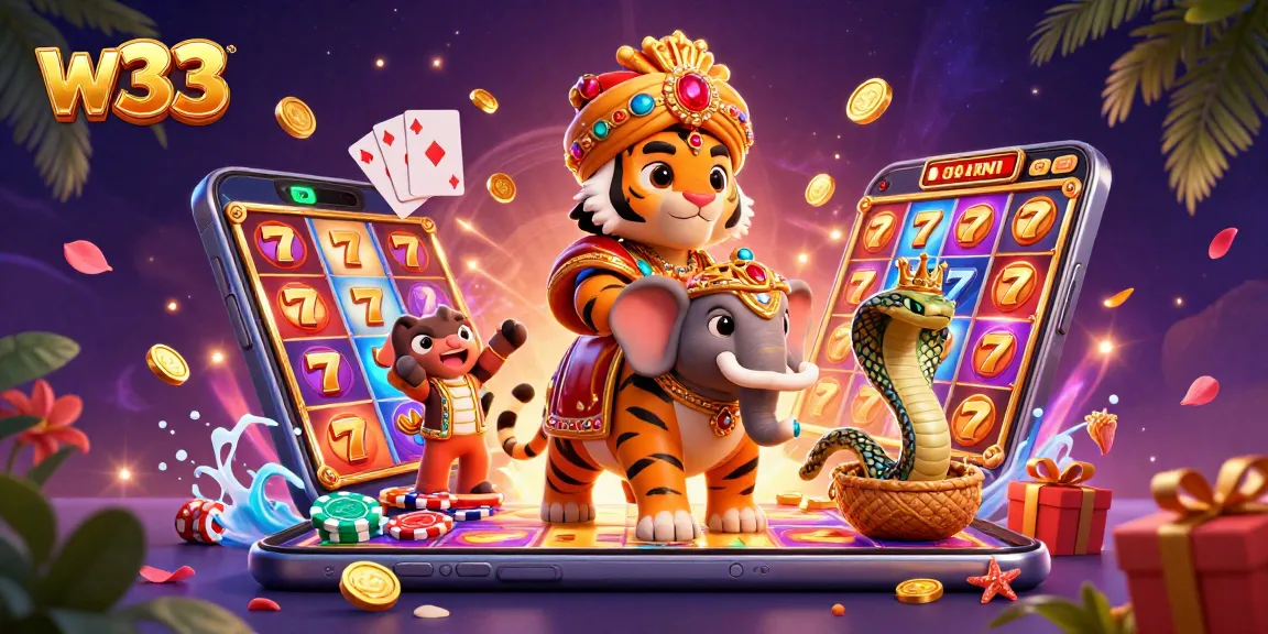Experience vibrant w33 pokies with thrilling slots, jewels, and dynamic gameplay in a rich setting.