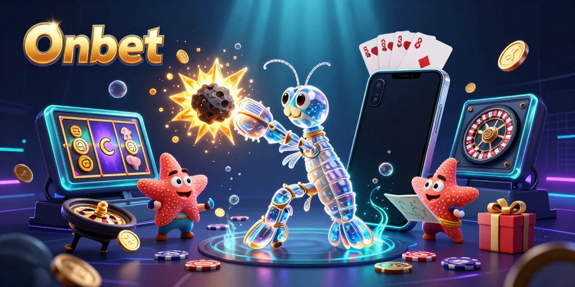 Engage with Onbet's vibrant gaming universe through the galactic samurai's adventurous slot escapade amidst dazzling treasures.