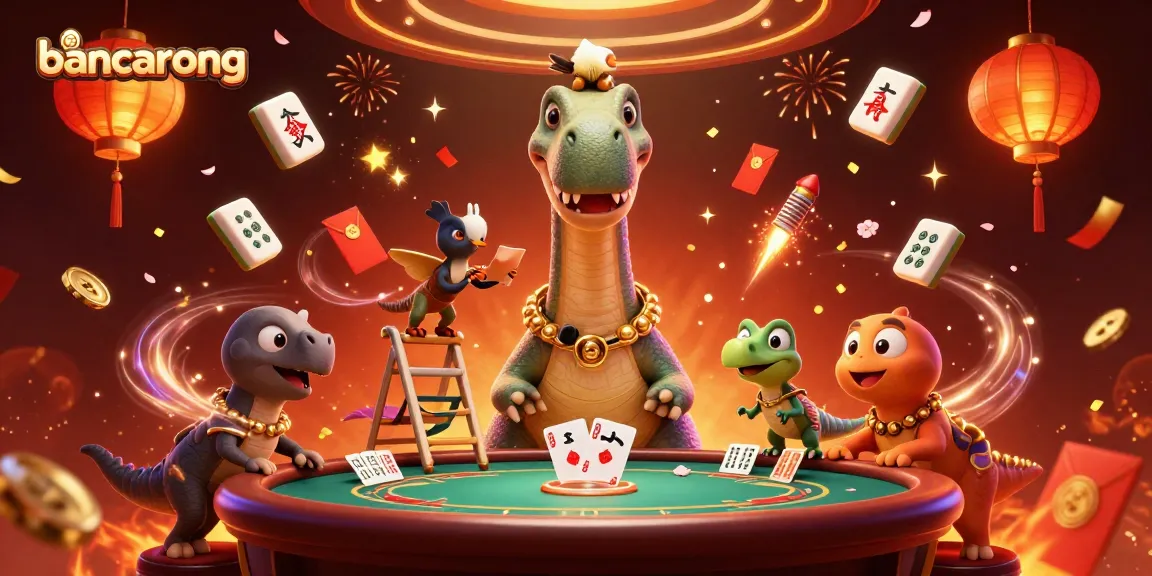 Bancarong brings excitement to the casino with a giant brontosaurus and raptor dealer delivering fun.