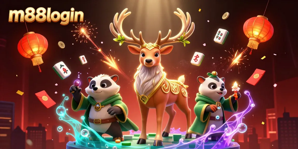 Engage in thrilling gameplay at m88login featuring a Celtic stag and immersive casino elements.