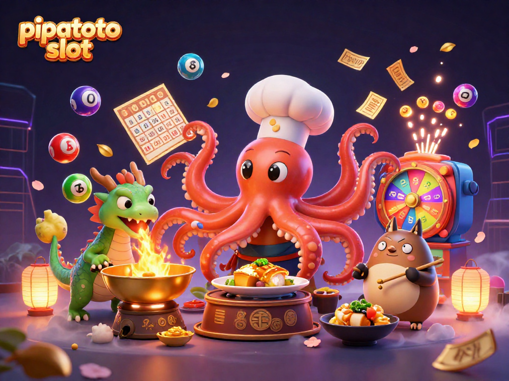 Experience winning excitement with pipatoto slot in a lively casino scene featuring vibrant gameplay elements.