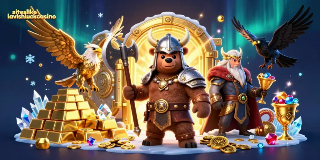 Discover exciting slots and games at siteslikelavishluckcasino in an ultra-detailed 3D scene.