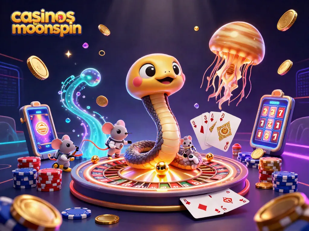 Spin and win with casinos like moonspin, featuring fun characters and exciting gameplay elements.