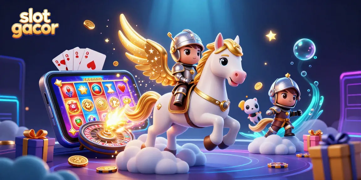 Kejar jackpot besar di slot gacor dengan ponsel 3D yang menampilkan permainan slot berwarna-warni