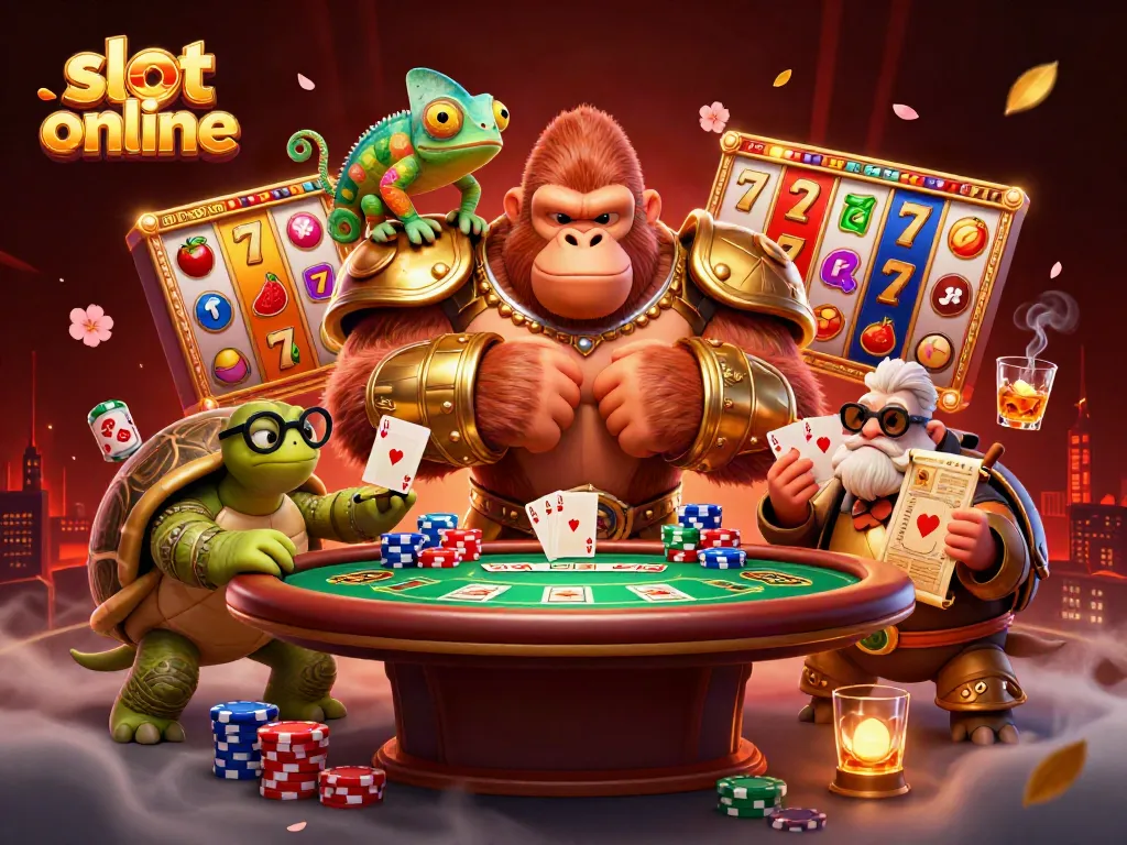 Engaging scene showcasing dynamic characters and elements of slot online gaming, emphasizing interaction and action.