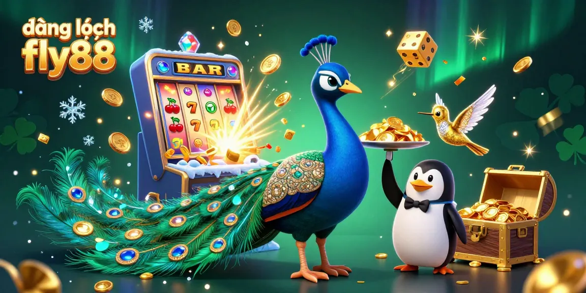 Engage in winning strategies at đăng nhập fly88 with this vibrant 3D casino scene full of energy.