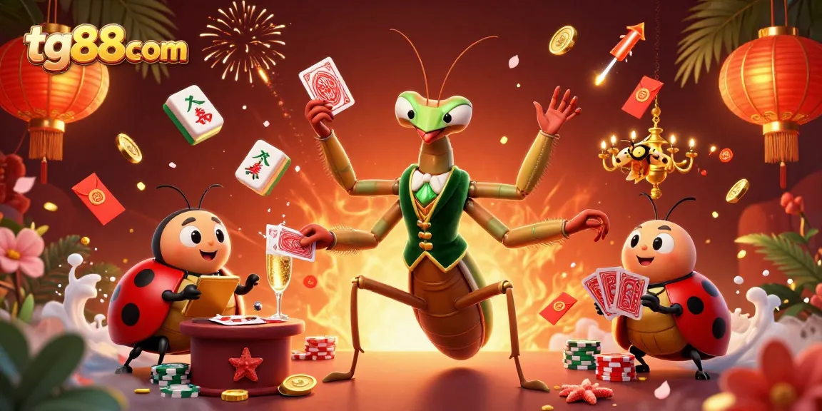 Experience thrilling gameplay at tg88com with vibrant casino elements and engaging characters.