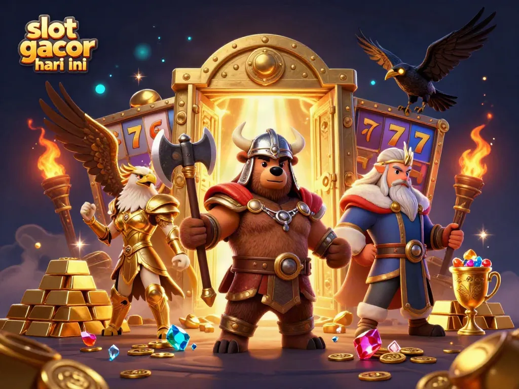 Engage in thrilling gameplay with slot gacor hari ini featuring vibrant 3D characters and dynamic elements.