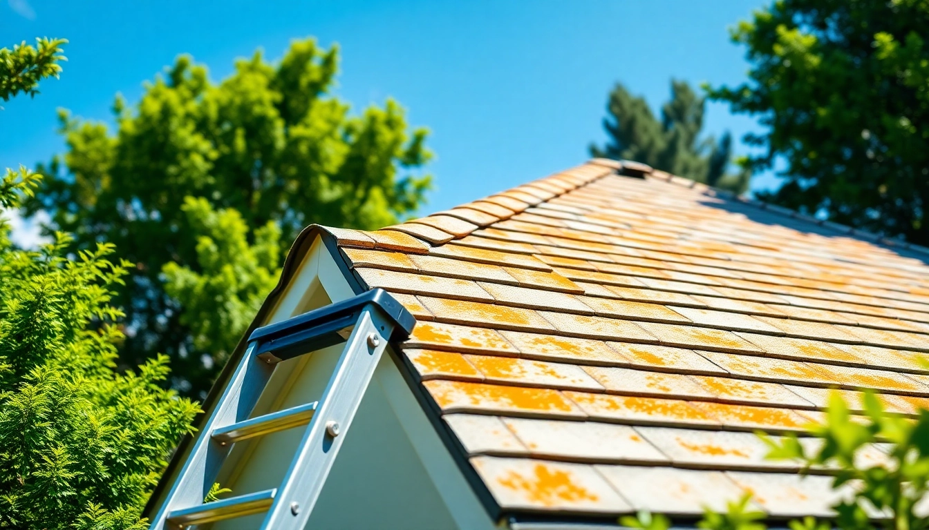 Roof Cleaning service showcasing a spotless roof enhanced by professional techniques, highlighting cleanliness.
