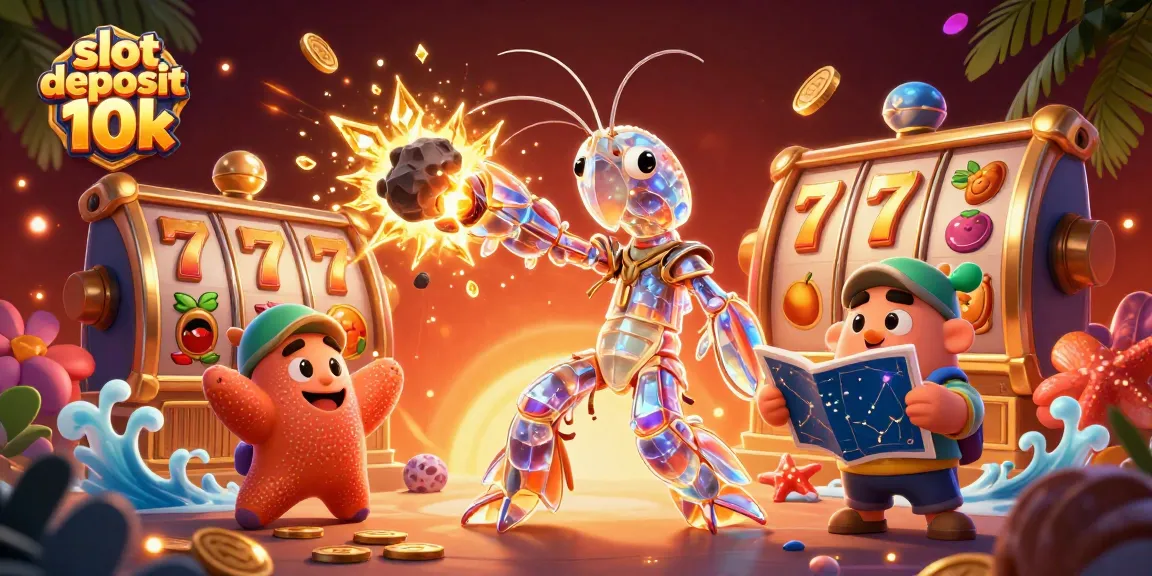 Experience high-stakes excitement with the slot deposit 10k, featuring vibrant characters and dynamic gameplay elements.