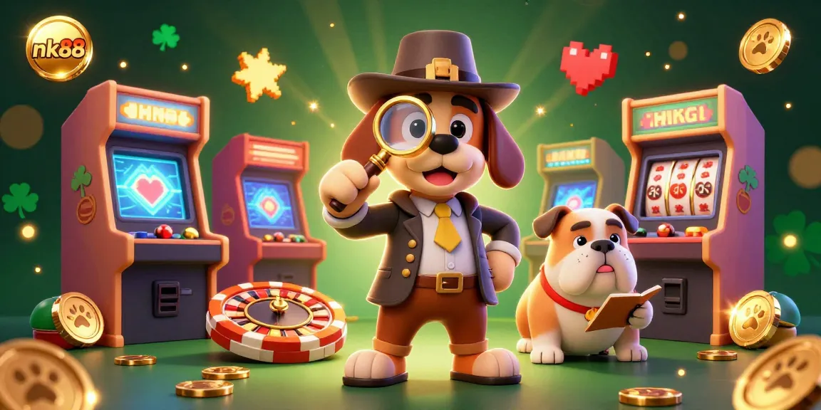 Engage in thrilling casino adventures with nk88 as a detective explores golden poker chip clues.