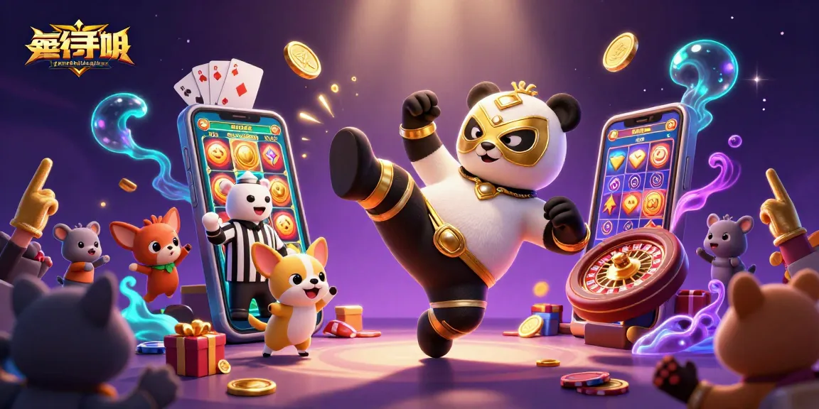Engage in thrilling gamebaidangian excitement with animated characters and casino elements.