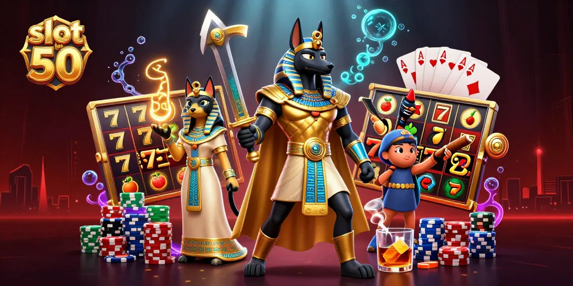 Experience thrilling gameplay with slot bet 50, as Anubis and Bastet unveil ancient riches.