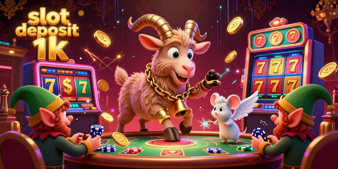 Menangkan jackpot dengan slot deposit 1k yang praktis dan aman melalui QRIS.