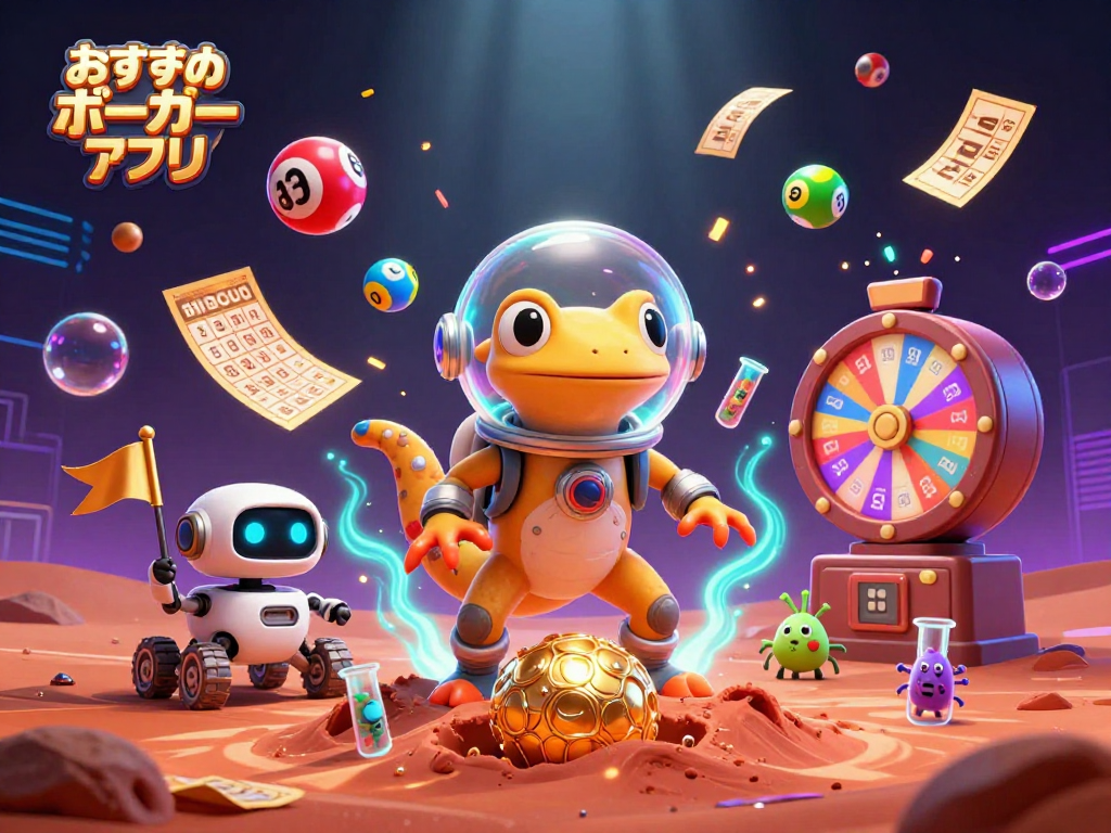 おすすめポーカーアプリで遊ぶための魅力的な3Dイラスト。