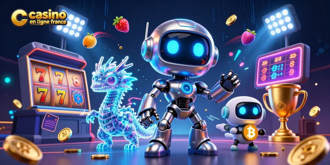 Jouez aux meilleurs jeux de casino en ligne France avec des personnages animés futuristes.