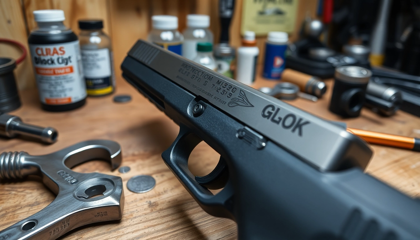 Showcase of a Glock 26 slide OEM highlighting its craftsmanship and features.