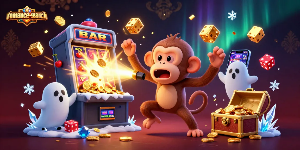 Experience the thrill of romance-search with dynamic characters amidst a dazzling casino scene.