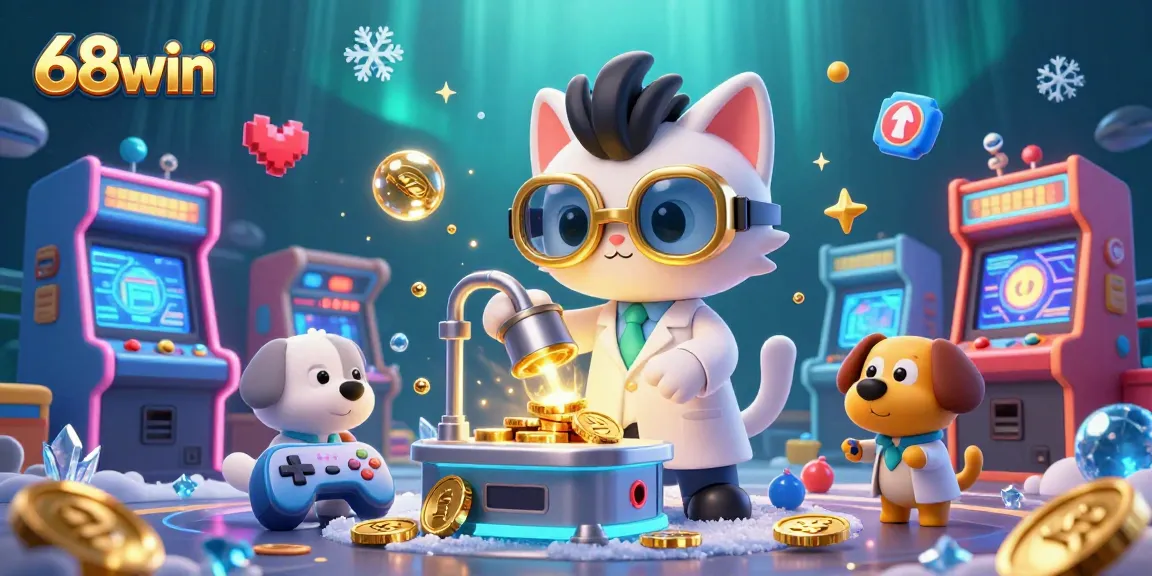 Spin the reels with 68win's vibrant casino adventure featuring colorful game elements.